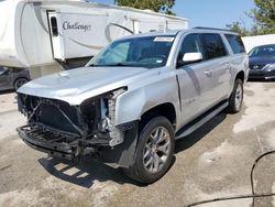 GMC salvage cars for sale: 2015 GMC Yukon XL K1500 SLE