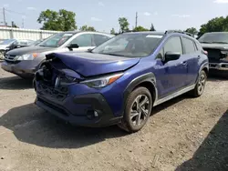 Salvage cars for sale at Lansing, MI auction: 2024 Subaru Crosstrek Premium