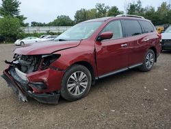 Salvage cars for sale at Davison, MI auction: 2020 Nissan Pathfinder SL