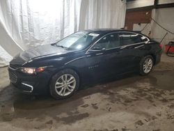 Salvage cars for sale at Ebensburg, PA auction: 2017 Chevrolet Malibu LT