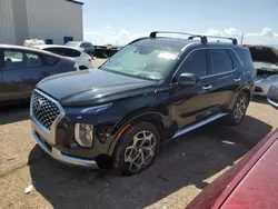 Salvage cars for sale at Tucson, AZ auction: 2021 Hyundai Palisade Calligraphy