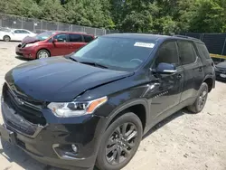 Salvage cars for sale at Waldorf, MD auction: 2020 Chevrolet Traverse RS