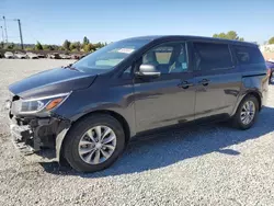 Salvage cars for sale from Copart Mentone, CA: 2020 KIA Sedona LX