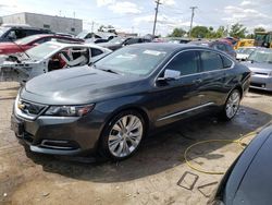 Chevrolet salvage cars for sale: 2018 Chevrolet Impala Premier