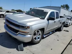 Chevrolet salvage cars for sale: 2017 Chevrolet Silverado C1500 Custom