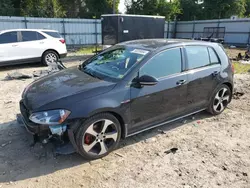 Salvage cars for sale at Hampton, VA auction: 2017 Volkswagen GTI S