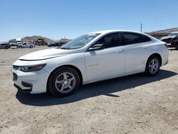 Chevrolet salvage cars for sale: 2017 Chevrolet Malibu LS