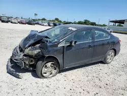 Salvage cars for sale from Copart Corpus Christi, TX: 2015 Honda Civic LX