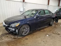 Salvage cars for sale at Pennsburg, PA auction: 2020 Mercedes-Benz C 300 4matic