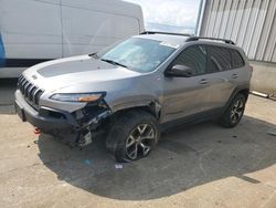 Jeep salvage cars for sale: 2014 Jeep Cherokee Trailhawk