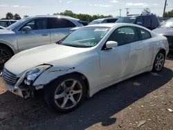 Salvage cars for sale at Hillsborough, NJ auction: 2005 Infiniti G35