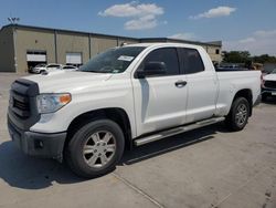 Salvage cars for sale from Copart Wilmer, TX: 2016 Toyota Tundra Double Cab SR