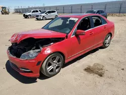 Salvage cars for sale from Copart Adelanto, CA: 2011 Mercedes-Benz C300