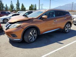 Nissan salvage cars for sale: 2015 Nissan Murano S