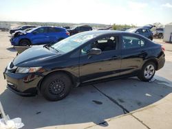 Salvage cars for sale at auction: 2014 Honda Civic LX