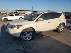 Salvage cars for sale at Grand Prairie, TX auction: 2004 Nissan Murano SL