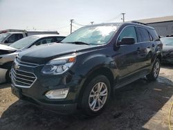 Vehiculos salvage en venta de Copart Chicago Heights, IL: 2017 Chevrolet Equinox LT