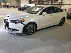 Salvage cars for sale at Eldridge, IA auction: 2018 Ford Fusion SE