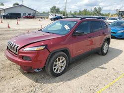 Salvage cars for sale at Pekin, IL auction: 2016 Jeep Cherokee Sport