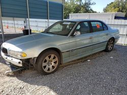 Salvage cars for sale at Augusta, GA auction: 2001 BMW 740 IL