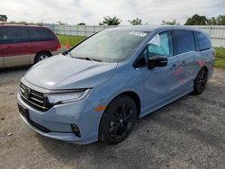 Salvage cars for sale at Mcfarland, WI auction: 2024 Honda Odyssey Sport