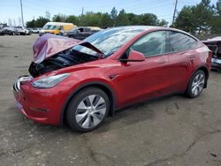 Tesla salvage cars for sale: 2024 Tesla Model Y