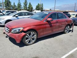 2018 Mercedes-Benz C 300 4matic en venta en Rancho Cucamonga, CA