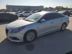 Salvage cars for sale at Wilmer, TX auction: 2016 Hyundai Sonata Hybrid