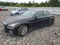 Salvage cars for sale at Windham, ME auction: 2014 Infiniti Q50 Base