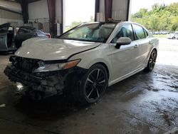 Salvage cars for sale at West Mifflin, PA auction: 2018 Toyota Camry XSE