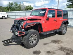 Jeep salvage cars for sale: 2016 Jeep Wrangler Unlimited Rubicon