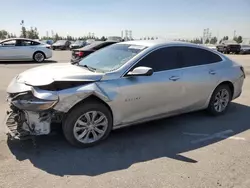 Salvage cars for sale at Rancho Cucamonga, CA auction: 2020 Chevrolet Malibu LT