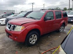 Salvage cars for sale at Chicago Heights, IL auction: 2009 Nissan Pathfinder S