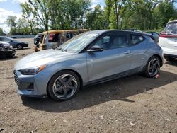 Salvage cars for sale at New Britain, CT auction: 2020 Hyundai Veloster Turbo