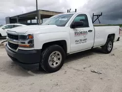 Salvage trucks for sale at West Palm Beach, FL auction: 2017 Chevrolet Silverado C1500