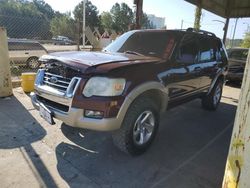 Ford Explorer salvage cars for sale: 2007 Ford Explorer Eddie Bauer