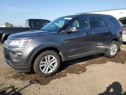 Ford Explorer salvage cars for sale: 2018 Ford Explorer XLT