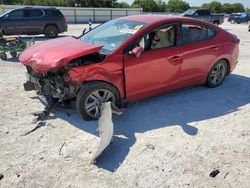 Salvage cars for sale at New Braunfels, TX auction: 2020 Hyundai Elantra SEL