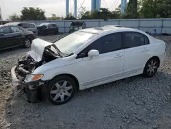 Honda salvage cars for sale: 2010 Honda Civic EX