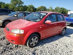 Salvage cars for sale from Copart Columbus, OH: 2005 Chevrolet Aveo Base