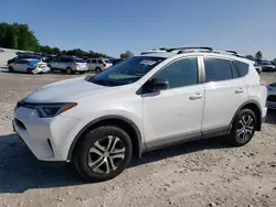 Flood-damaged cars for sale at auction: 2017 Toyota Rav4 LE