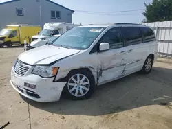 Salvage cars for sale at Windsor, NJ auction: 2016 Chrysler Town & Country Touring