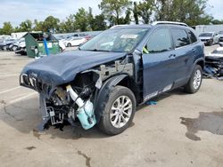 Salvage cars for sale at Bridgeton, MO auction: 2019 Jeep Cherokee Latitude