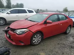 Toyota salvage cars for sale: 2015 Toyota Corolla L