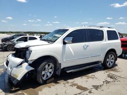 Salvage cars for sale at Grand Prairie, TX auction: 2011 Nissan Armada SV