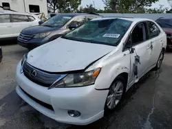 Salvage cars for sale at Bridgeton, MO auction: 2010 Lexus HS 250H