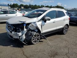 Salvage cars for sale at Pennsburg, PA auction: 2022 Ford Ecosport Titanium