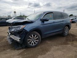 Salvage cars for sale from Copart Chicago Heights, IL: 2021 Honda Pilot EX