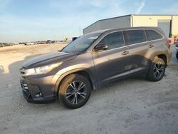 Salvage cars for sale at Haslet, TX auction: 2017 Toyota Highlander LE