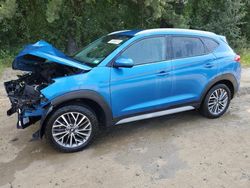 Salvage cars for sale at North Billerica, MA auction: 2019 Hyundai Tucson Limited